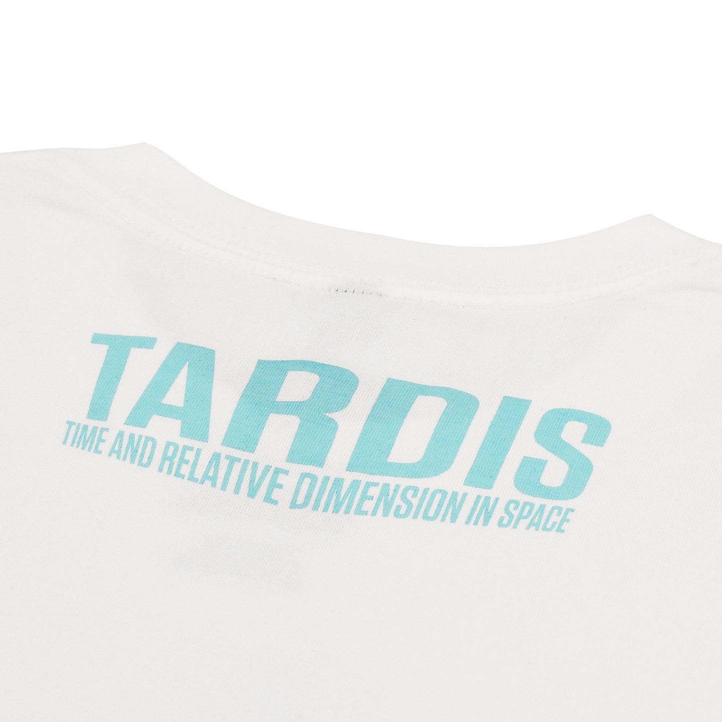 Doctor Who White T-shirt（TARDIS）