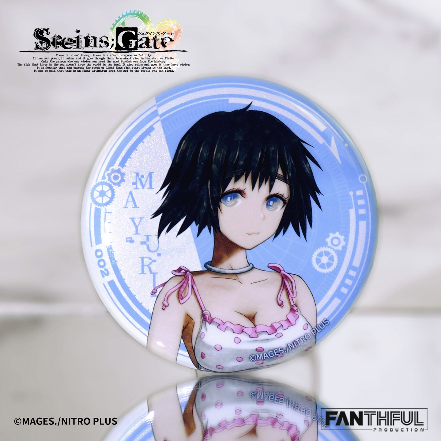 【Pre-Order】STEINS;GATE Tin Badge（blind box/10pcs）