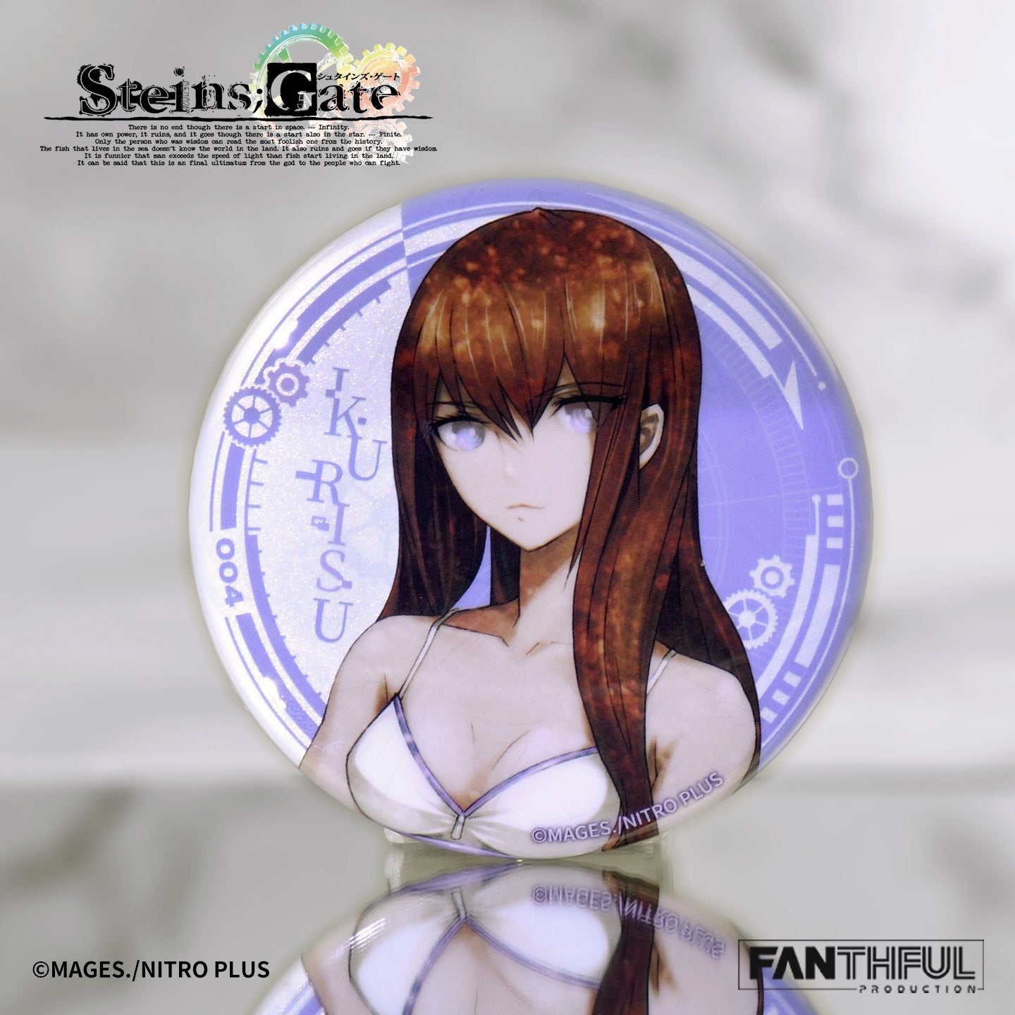 【Pre-Order】STEINS;GATE Tin Badge（blind box/10pcs）