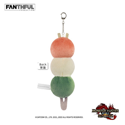 Monster Hunter Rise: Sunbreak Plush Keychain（Bunny Dango）