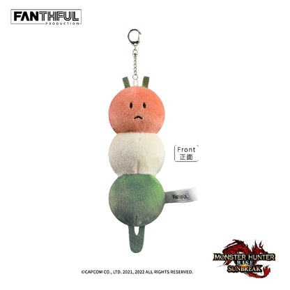 Monster Hunter Rise: Sunbreak Plush Keychain（Bunny Dango）