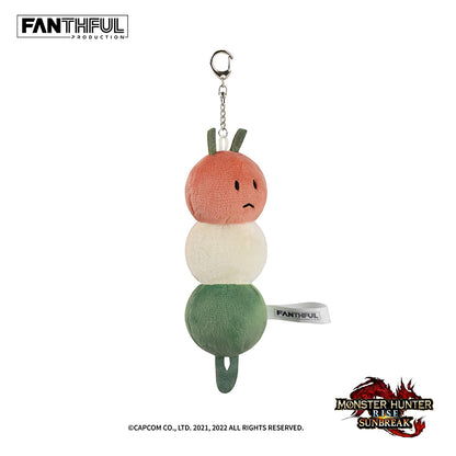 Monster Hunter Rise: Sunbreak Plush Keychain（Bunny Dango）