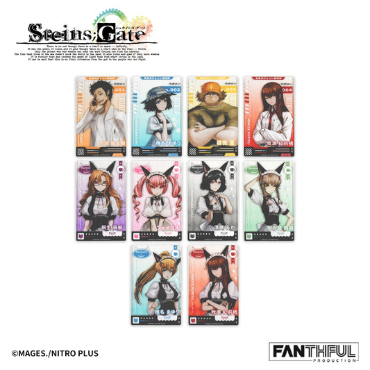 【Pre-Order】STEINS;GATE Acrylic Card（blind box/10pcs）