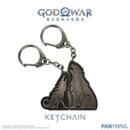 God of War Ragnarok Metal Keychain Set