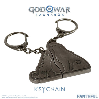 God of War Ragnarok Metal Keychain Set