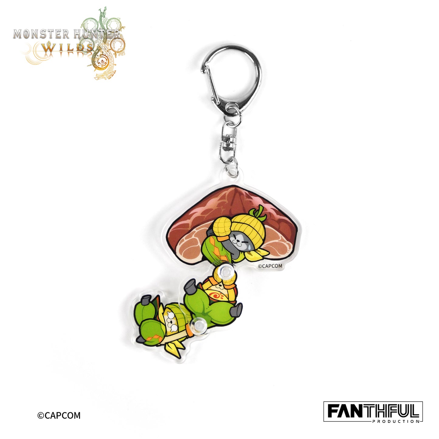 Monster Hunter Wilds Acrylic Keychain（Palico）