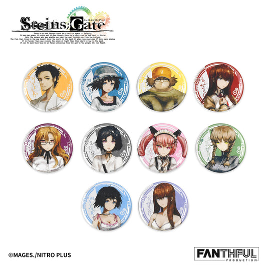 【Pre-Order】STEINS;GATE Tin Badge（blind box/10pcs）
