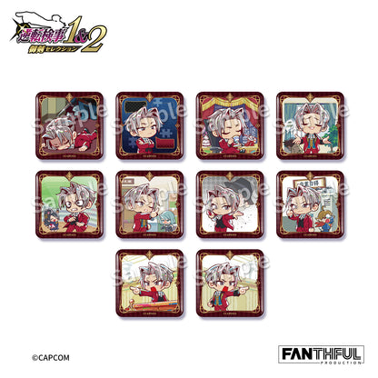 Ace Attorney Investigations Tin Badge（blind box/10pcs）