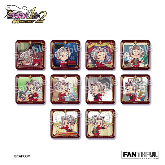 Ace Attorney Investigations Tin Badge（blind box/10pcs）