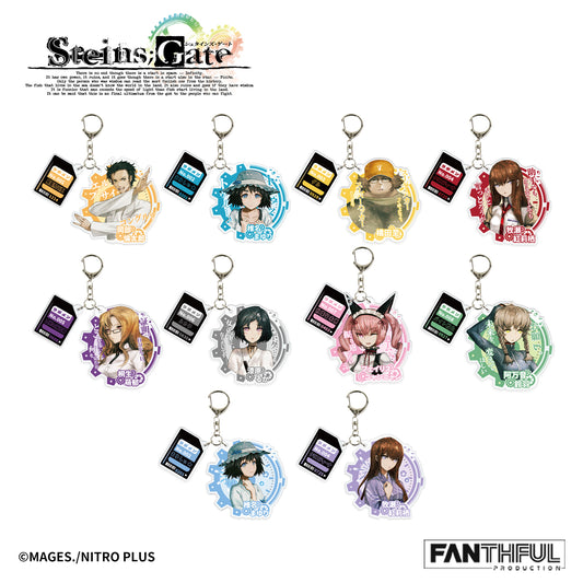 【Pre-Order】STEINS;GATE Acrylic Keychain（blind box/10pcs）