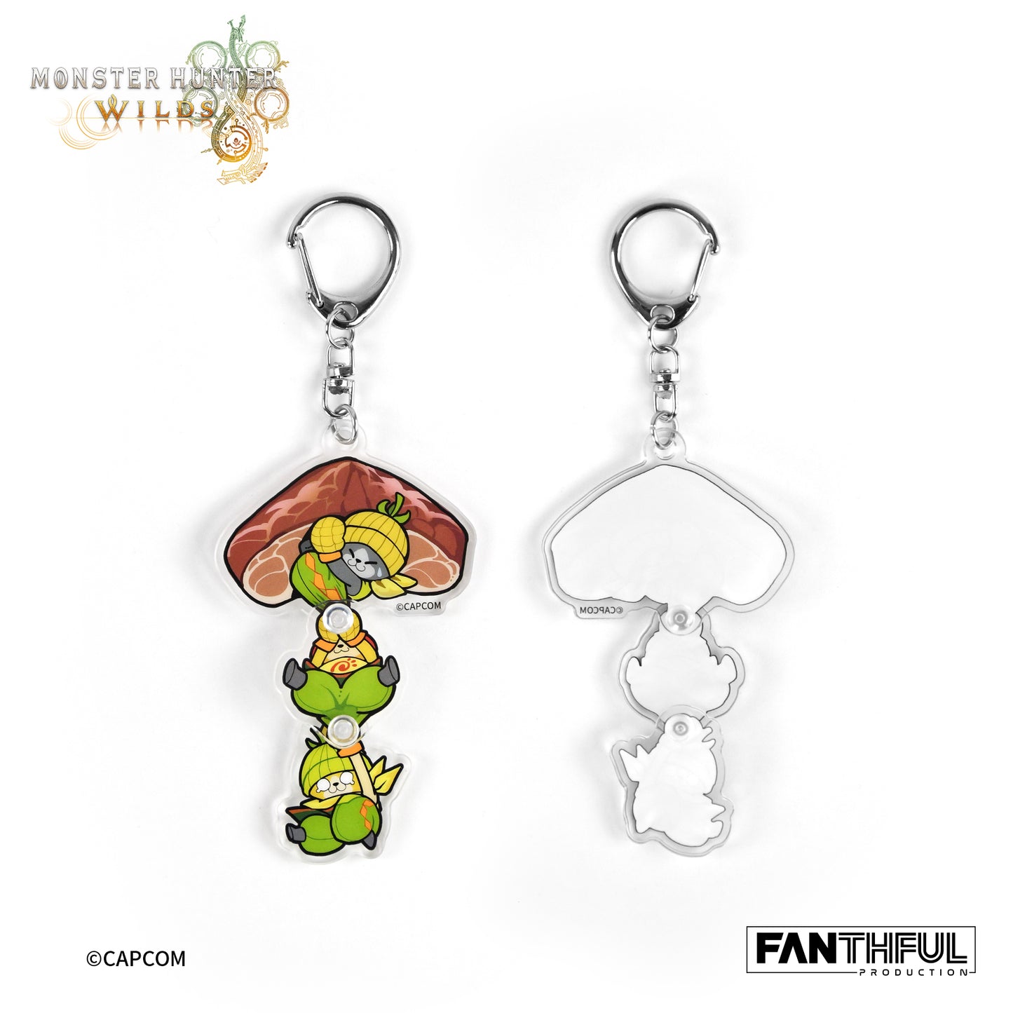 Monster Hunter Wilds Acrylic Keychain（Palico）