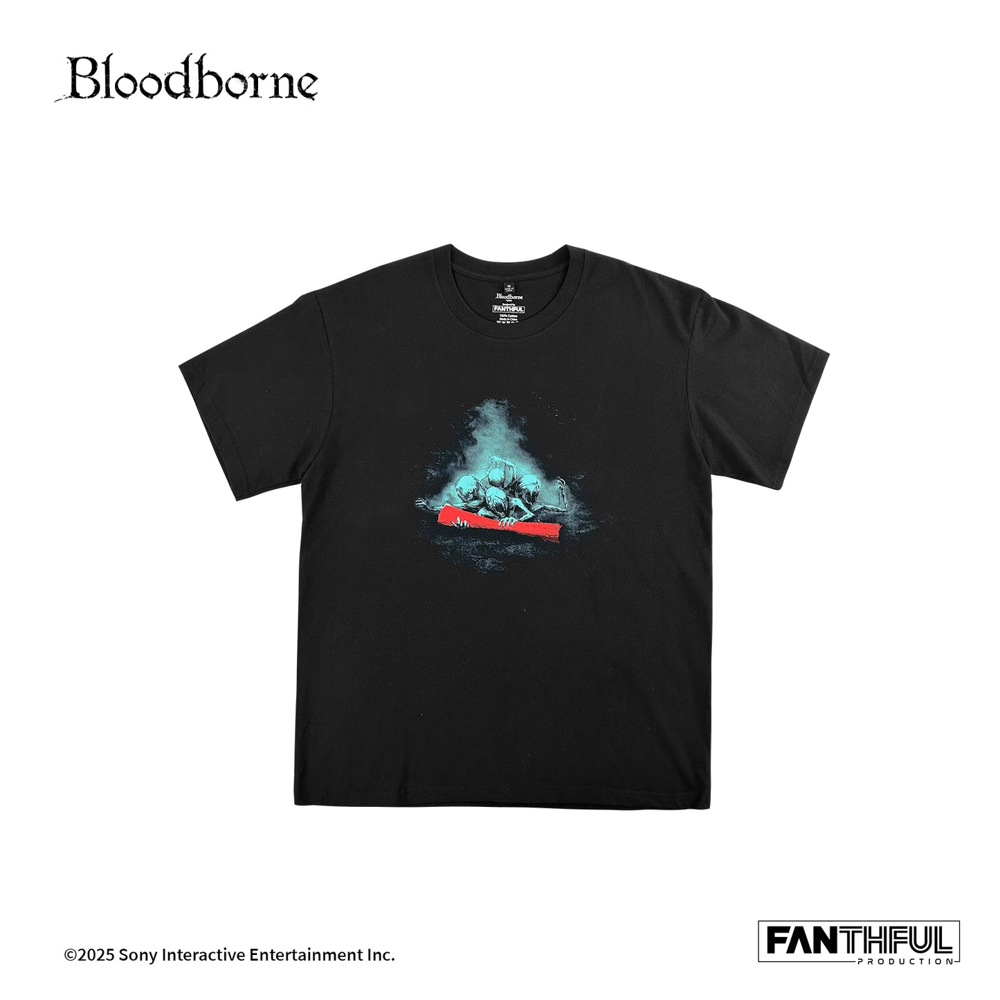 【Pre-Order】Bloodborne Black T-shirt（Lamp）
