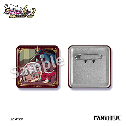 Ace Attorney Investigations Tin Badge（blind box/10pcs）