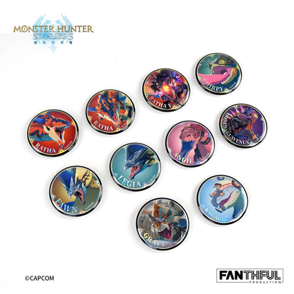 Monster Hunter Stories 3 Tin Badge（blind box/10pcs）
