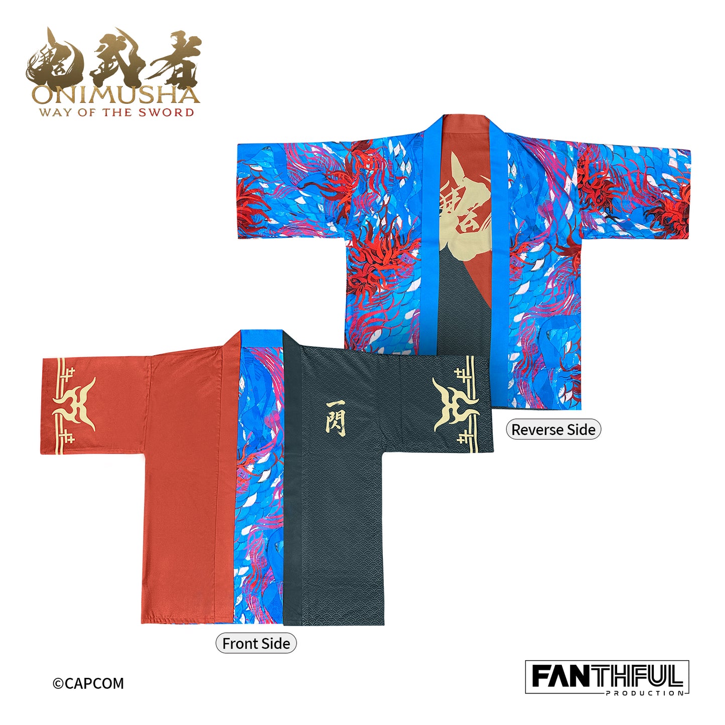 【Pre-Order】Onimusha Reversible Haori Jacket