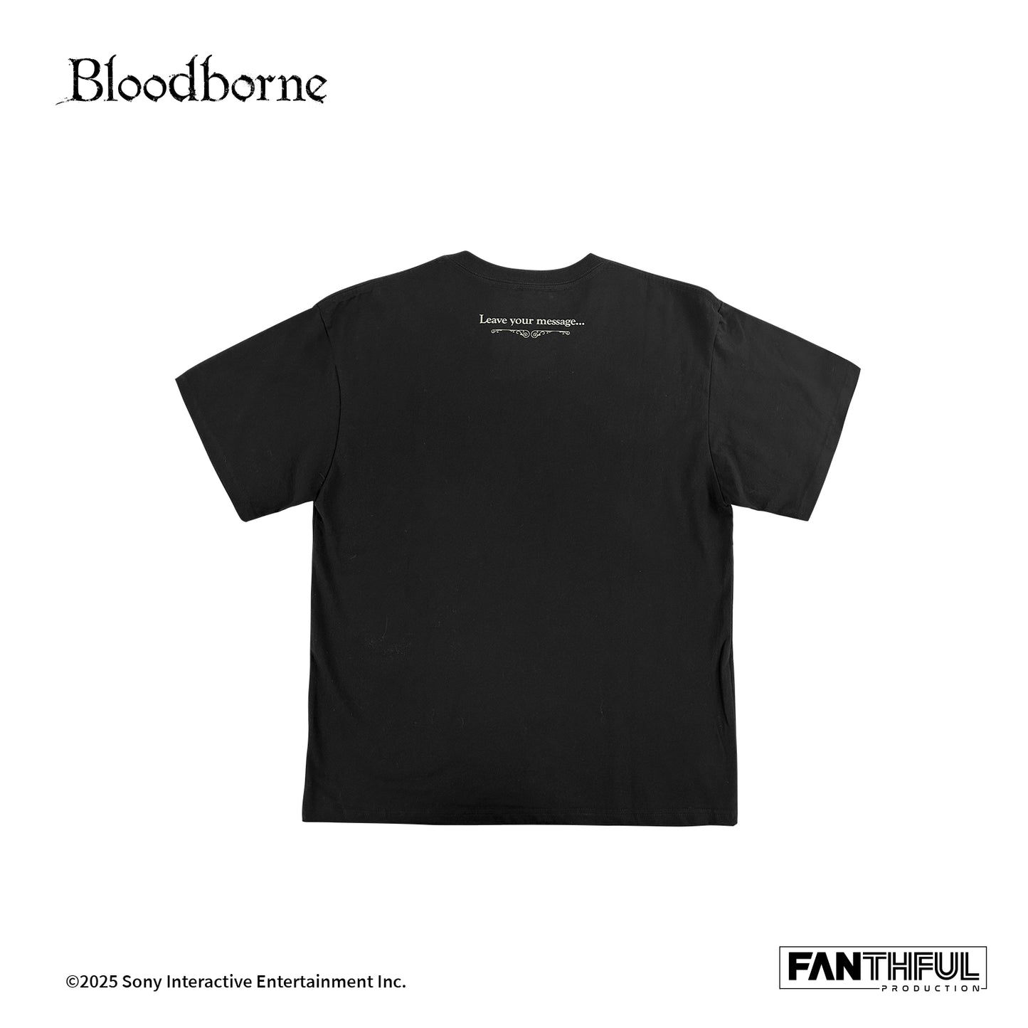 【Pre-Order】Bloodborne Black T-shirt（Lamp）