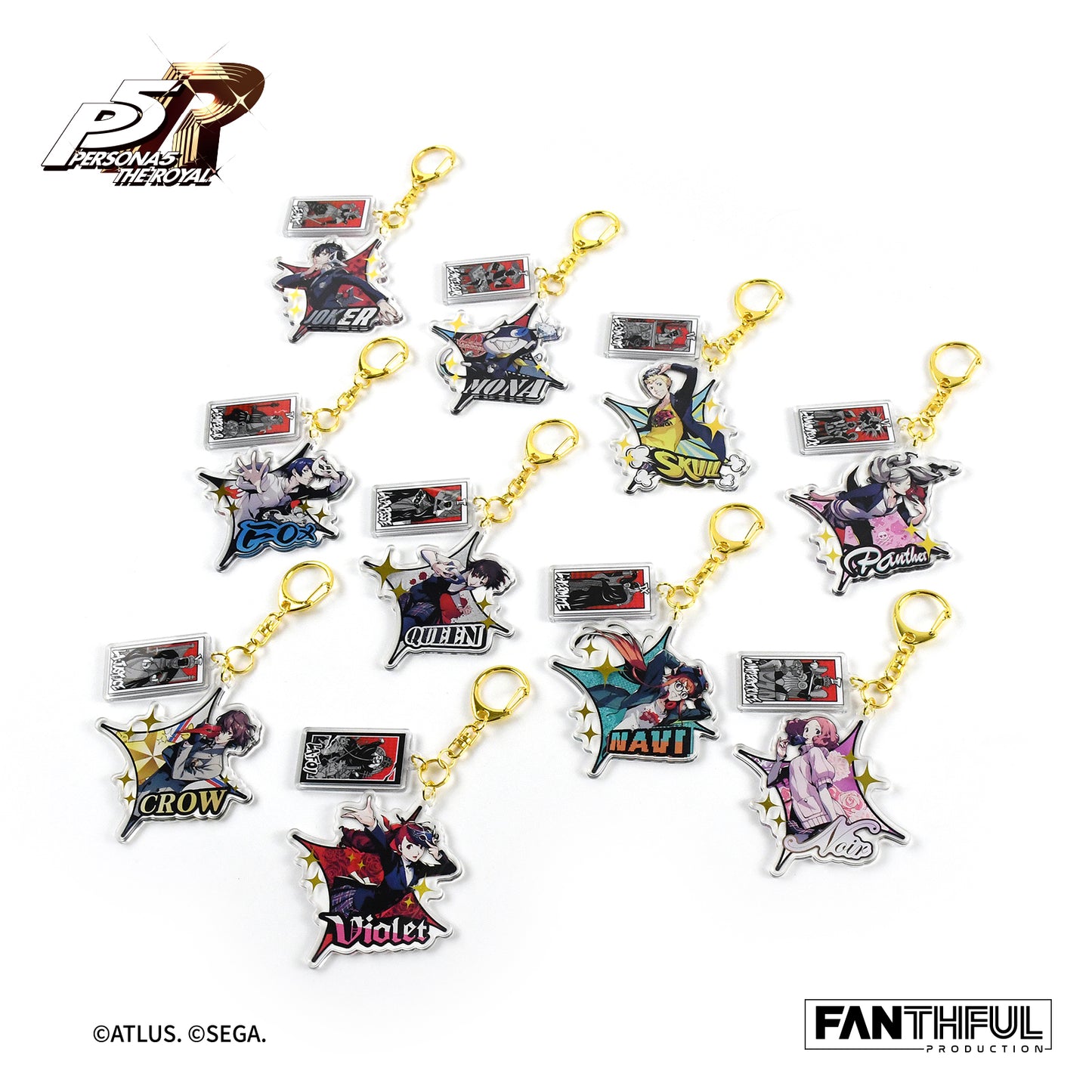 【Pre-Order】PERSONA 5 THE ROYAL Acrylic Keychain（blind box/10pcs）