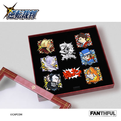 【Pre-Order】Apollo Justice: Ace Attorney Trilogy Pin Set