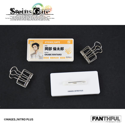 【Pre-Order】STEINS;GATE Acrylic Badge（blind box/8pcs）