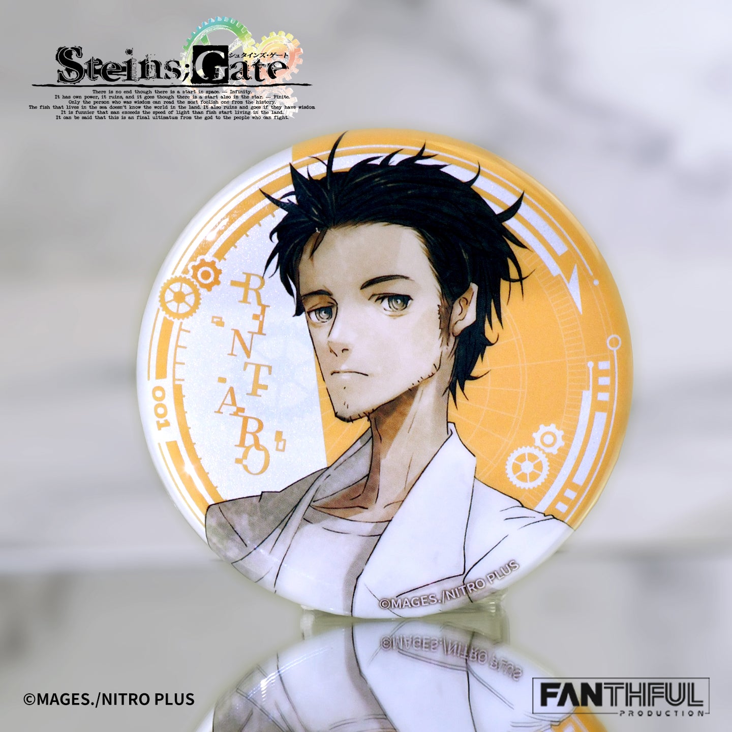 【Pre-Order】STEINS;GATE Tin Badge（blind box/10pcs）