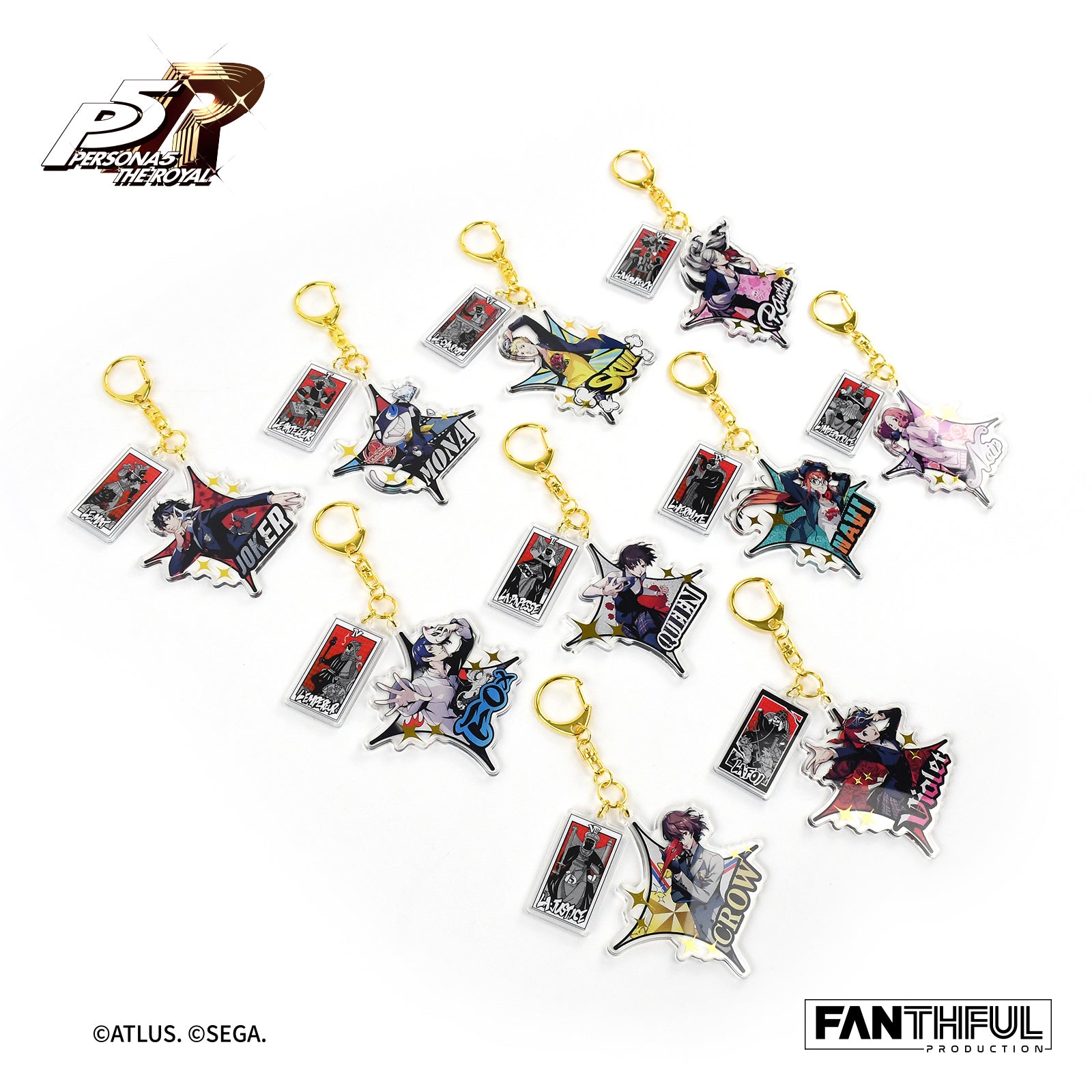 PERSONA THE ROYAL Acrylic Keychain(blind box/10pcs) – FANTHFUL