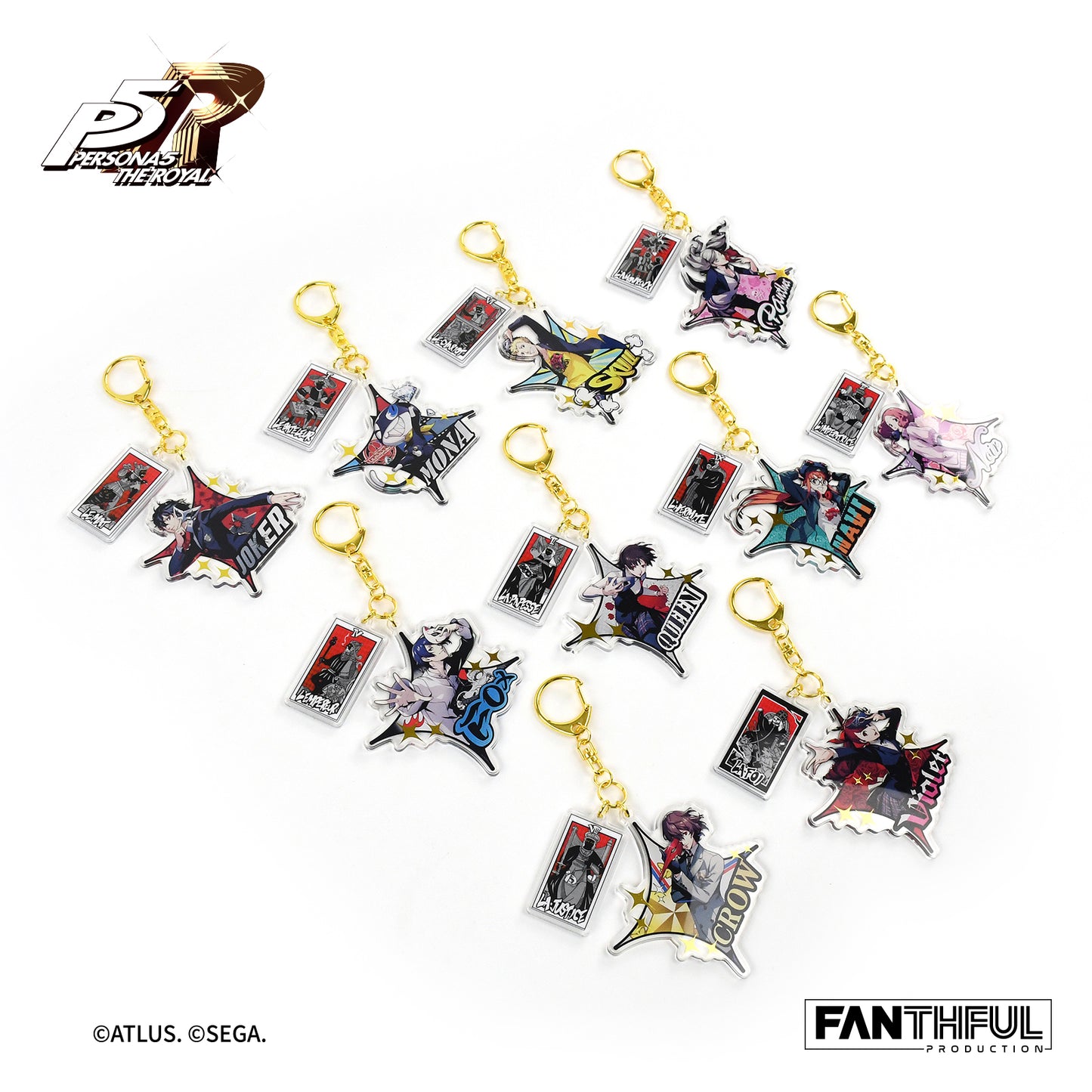 【Pre-Order】PERSONA 5 THE ROYAL Acrylic Keychain（blind box/10pcs）