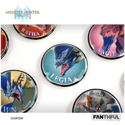 Monster Hunter Stories 3 Tin Badge（blind box/10pcs）
