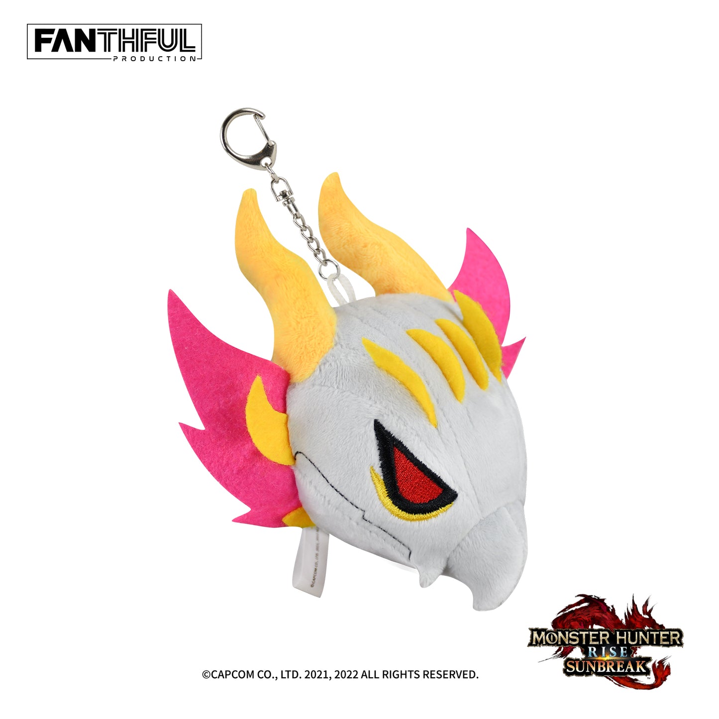 Monster Hunter Rise: Sunbreak Plush Keychain（Malzeno）