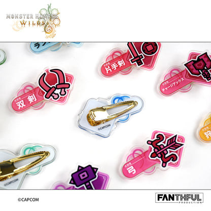Monster Hunter Wilds Acrylic Clip（blind box）14pcs/set