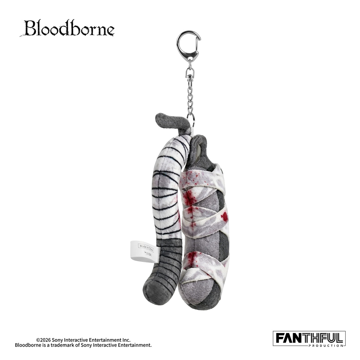 【Pre-Order】Bloodborne Plush Keychain（Saw Cleaver）
