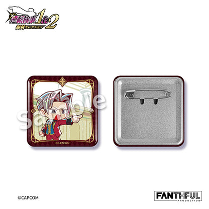 Ace Attorney Investigations Tin Badge（blind box/10pcs）