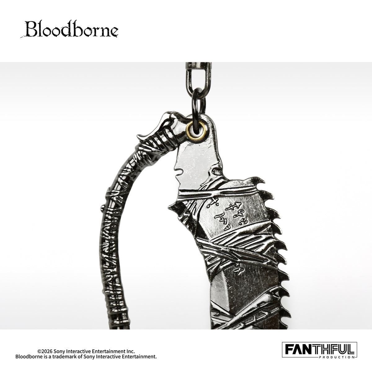 【Pre-Order】Bloodborne Alloy Keychain（Saw Cleaver）