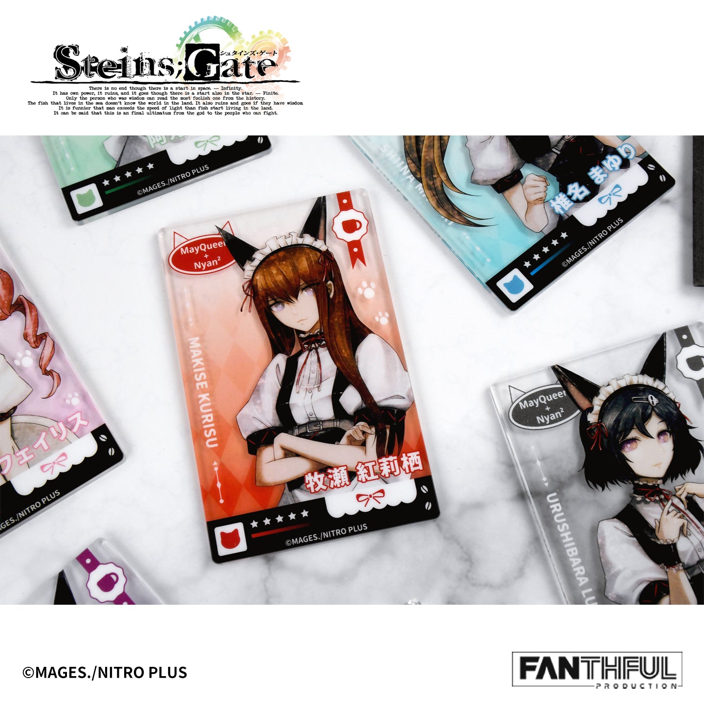 Pre-Order】STEINS;GATE Acrylic Card（blind box/10pcs） – FANTHFUL