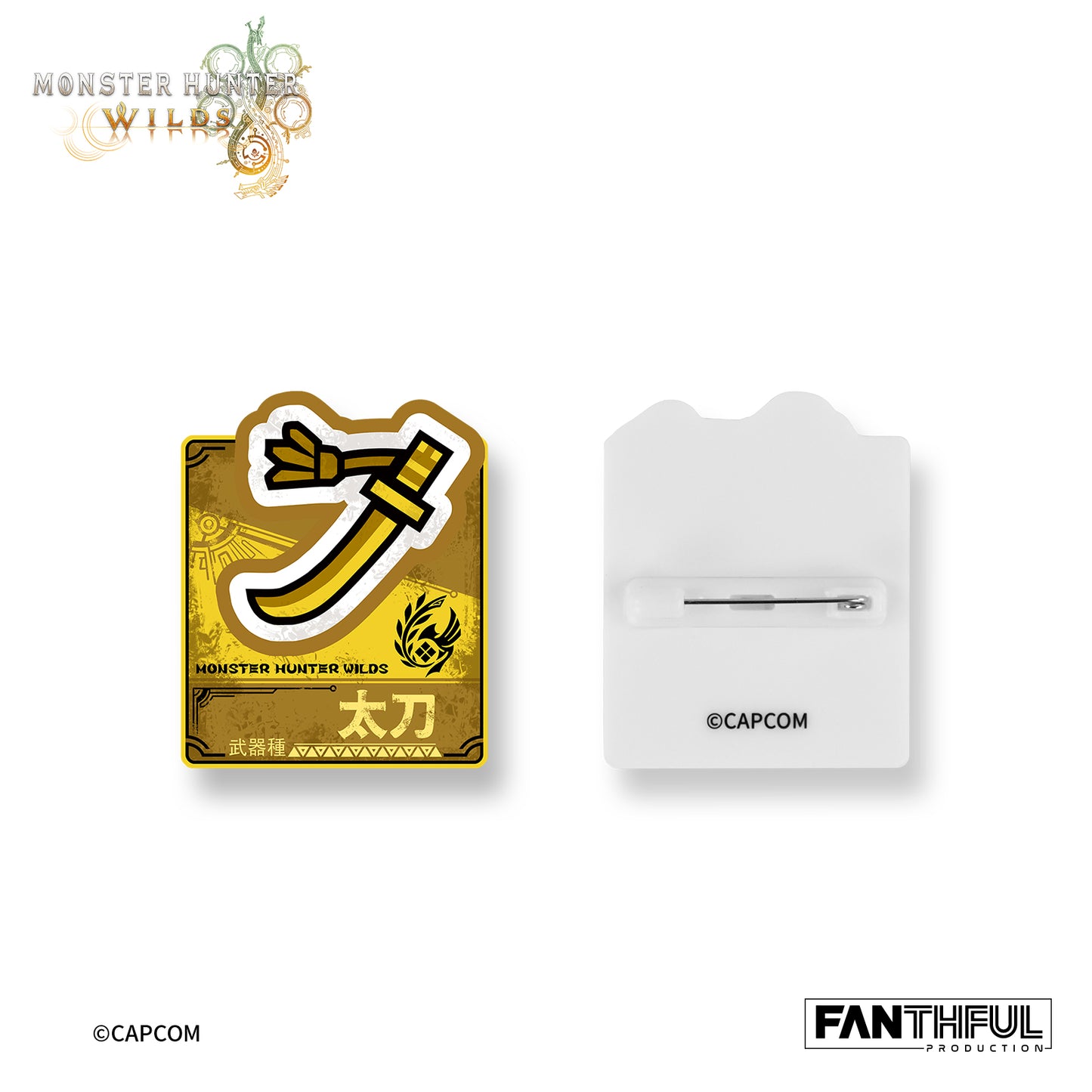 Monster Hunter Wilds Acrylic Badge（blind box）14pcs/set