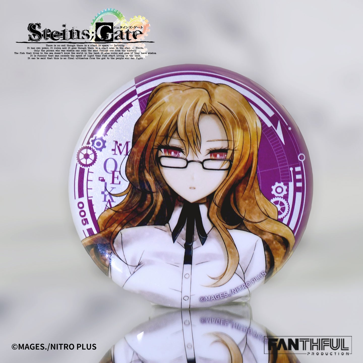 【Pre-Order】STEINS;GATE Tin Badge（blind box/10pcs）