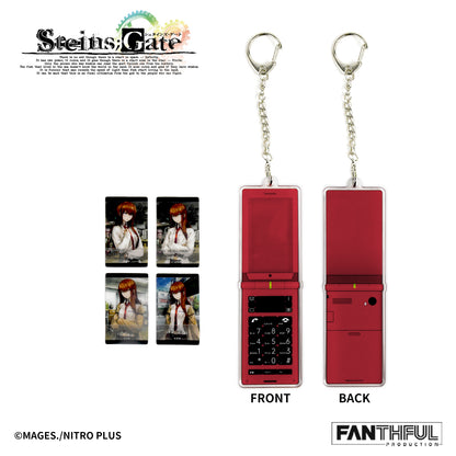 【Pre-Order】STEINS;GATE Cellphone-shaped Acrylic Keychain