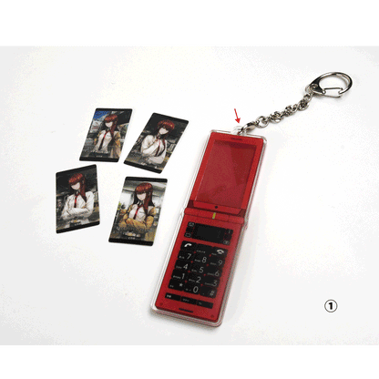 【Pre-Order】STEINS;GATE Cellphone-shaped Acrylic Keychain