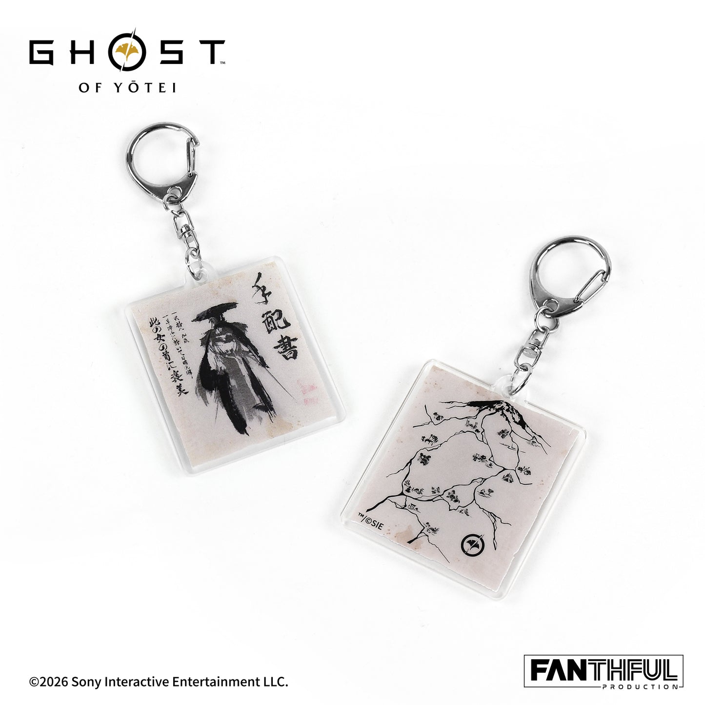 Ghost of Yotei Lenticular Acrylic Keychain