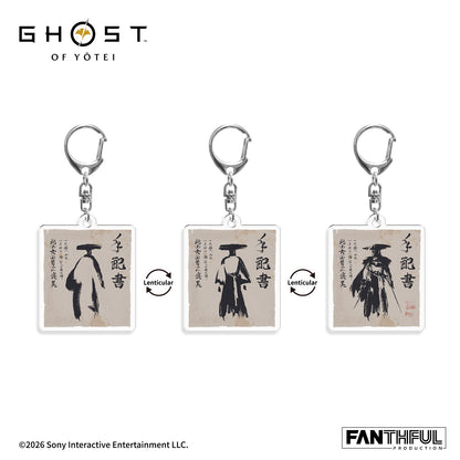 Ghost of Yotei Lenticular Acrylic Keychain