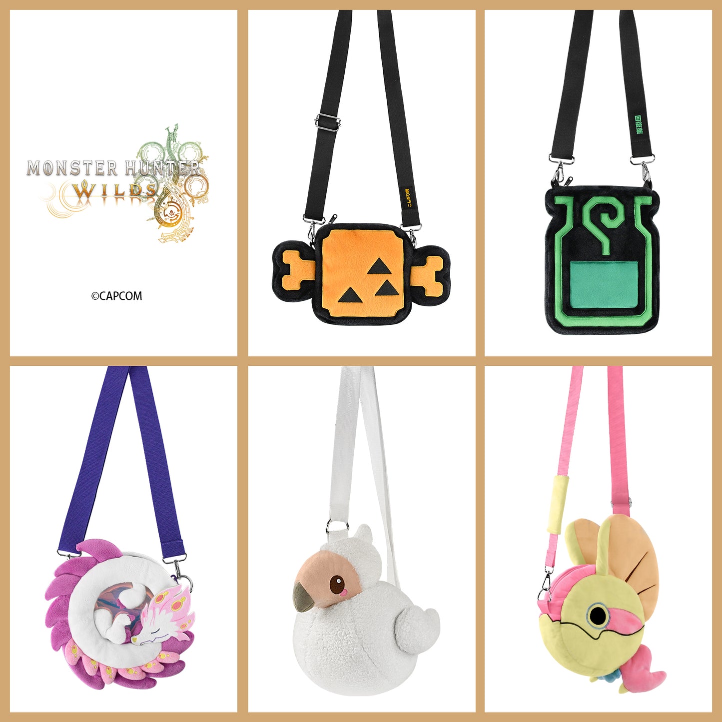 【Pre-Order】Monster Hunter Wilds Plush Bag