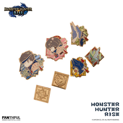 Monster Hunter Rise Pin Collection