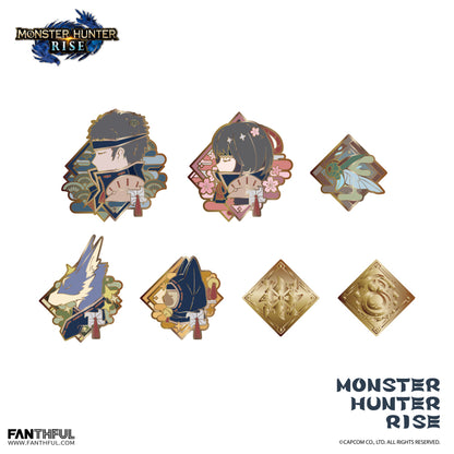 Monster Hunter Rise Pin Collection